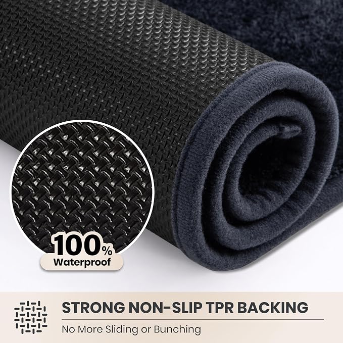 PURRUGS Dirt Trapping Door Mat 31.5" x 70", Non-Slip Machine Washable Entryway