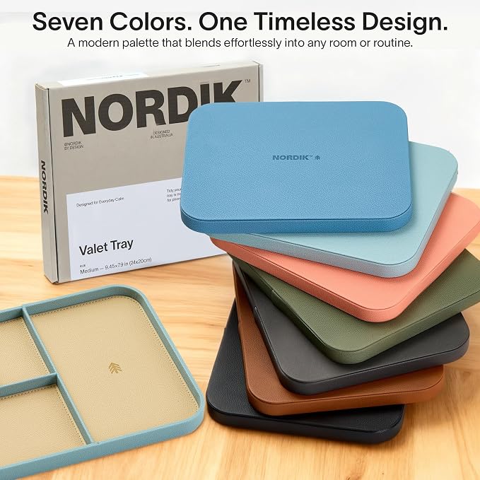 Nordik Leather Valet Tray
