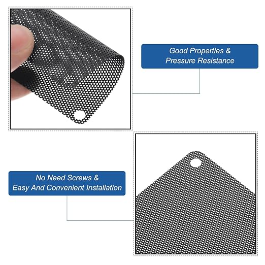 MECCANIXITY 20PCS PC Dust Filter, 70mmx70mm PVC Computer Case Cooler Dustproof