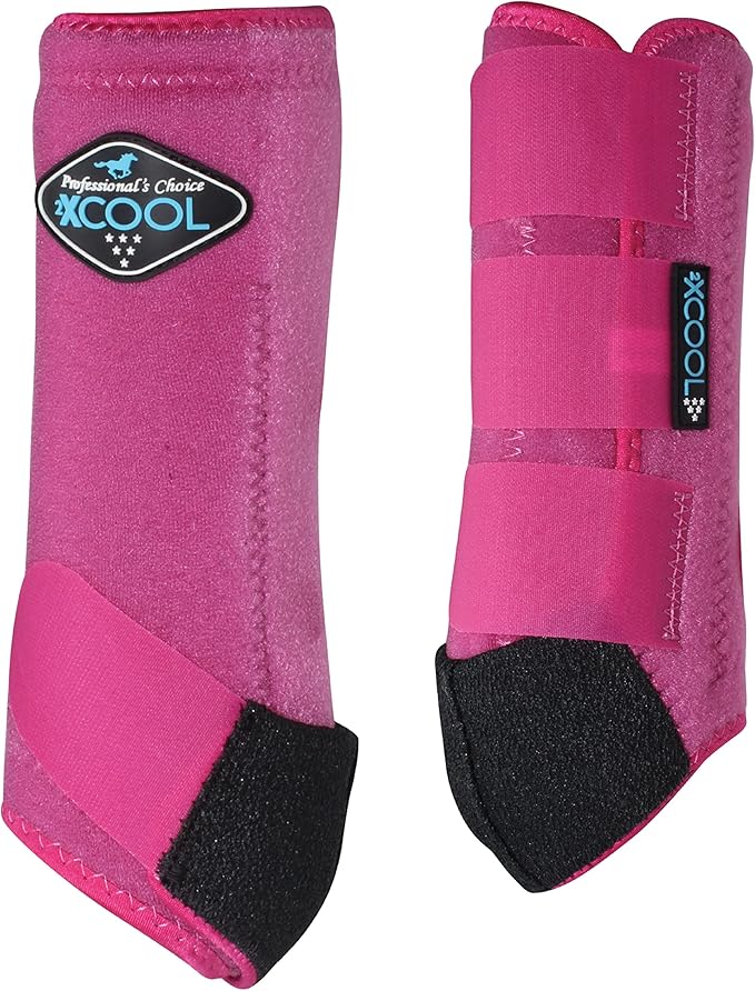 Professional's Choice 2XCOOL Sports Medicine Horse Boots | Protective & Breathable Design for Ultimate Comfort, Durability & Cooling in Active Horses | 2 Pack