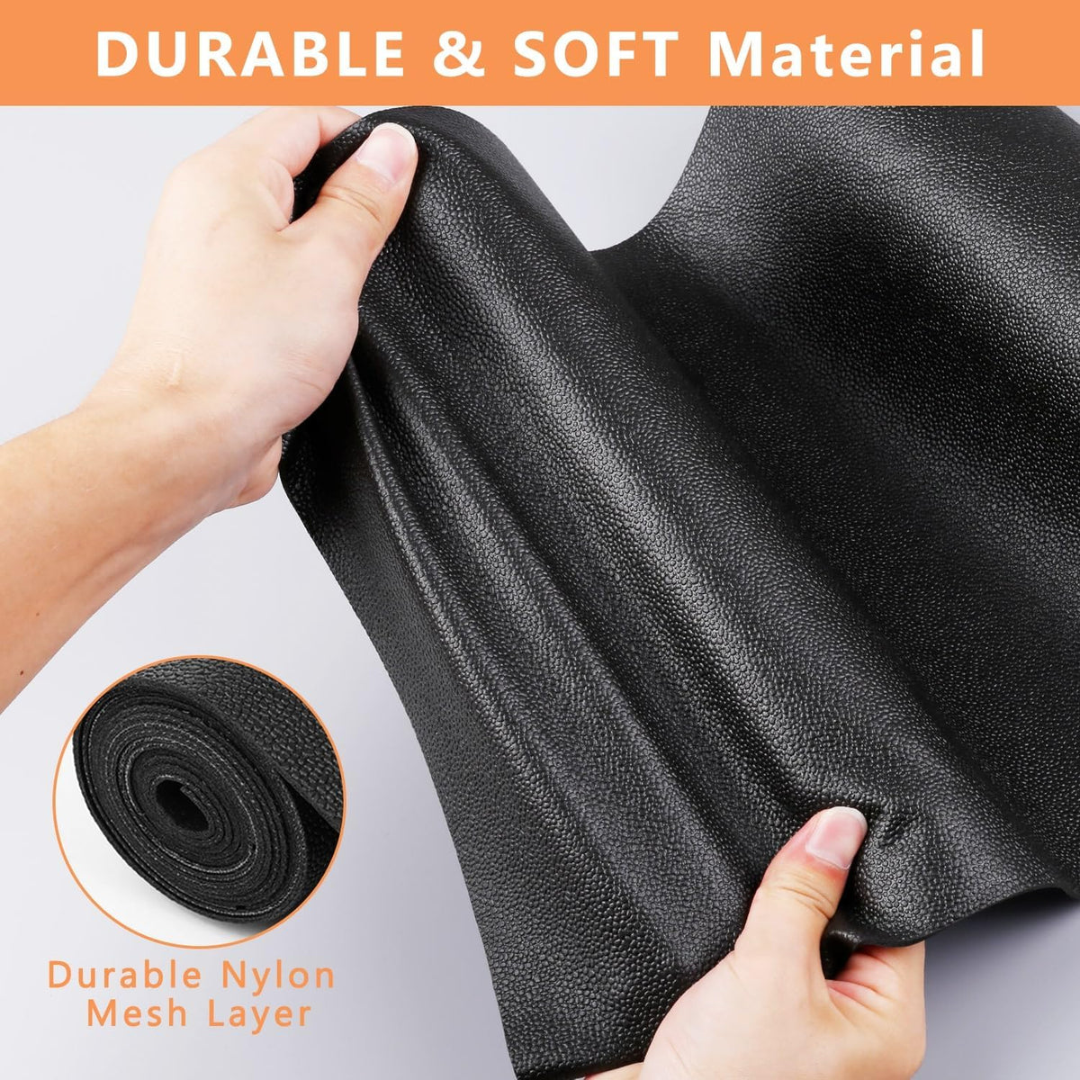 WochiTV Shelf Liner for Cabinets, Drawer Non Adhesive Non Slip Foam Mat for Kitchen, Pantry, Bathroom, Cupboard, Garage, Closet, Shelves, Drawer, Tool Box, Black 11.8 x 354 inches