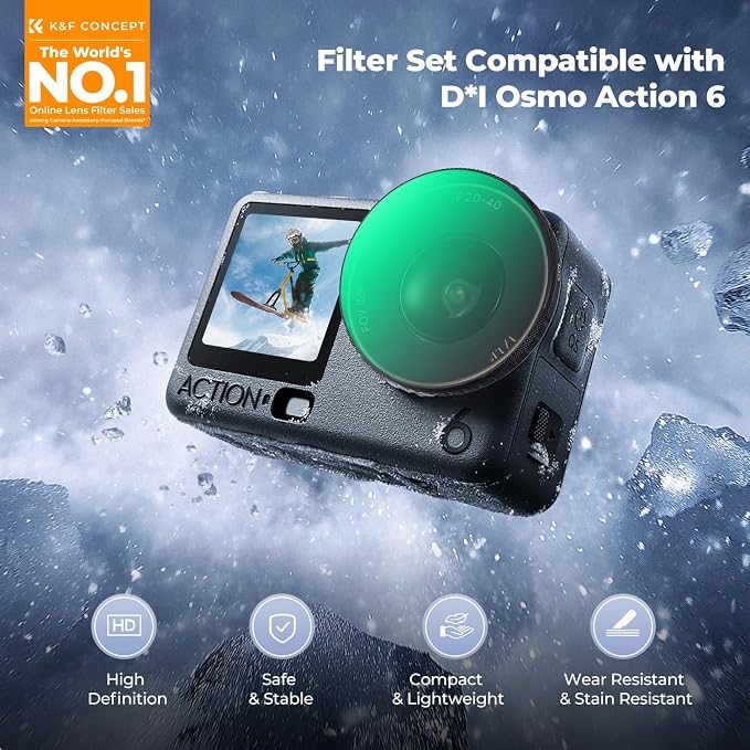 K&F CONCEPT Snap On CPL Filter Compatible