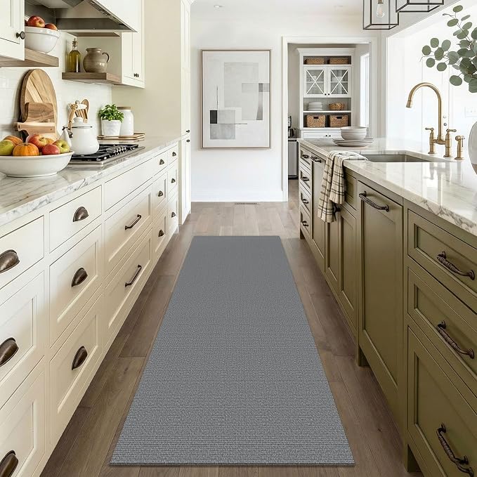 EARTHALL Washable Runner Rug 3x6 Ft Non Slip Runners