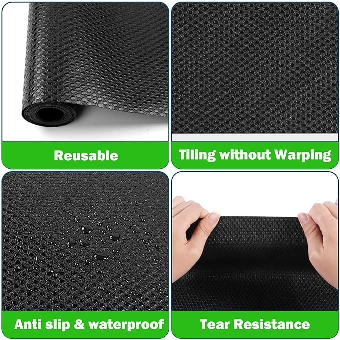 Bearded Dragon Tank Accessories, Non-Adhesive Reptile Carpet Bedding Substrate for Terrarium, Reptile Mat Terrarium Liner Tank Flooring for Leopard Gecko, Snake, Lizard and Tortoise, 18x80 in