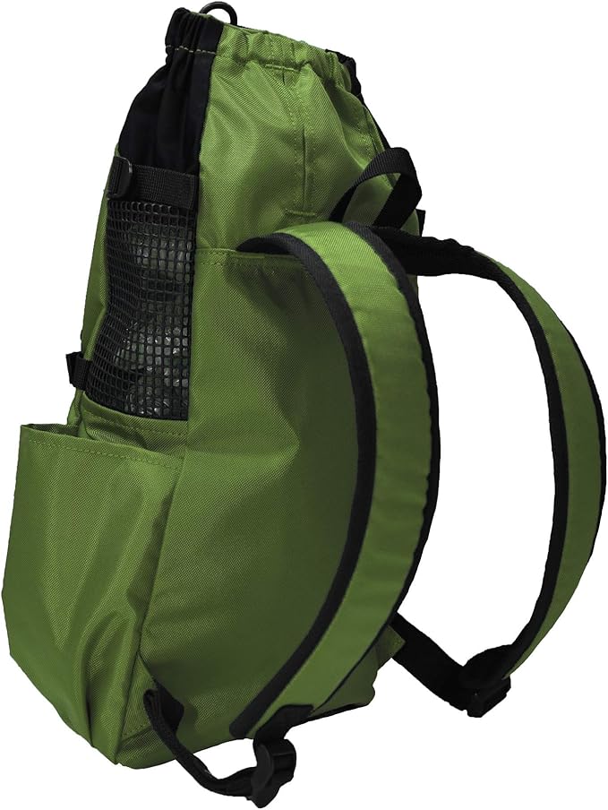 K9 Sport Sack Trainer - Medium, Greenery - Ideal for Dogs with 17-19” Back Length - Backpack-Style Training Carrier - Meant for Quick, Non-Strenuous Activities