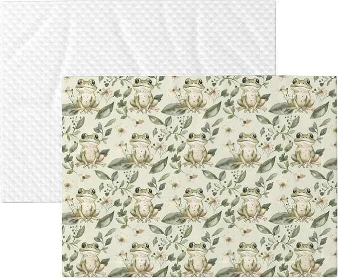 Waterproof Dog Blanket Soft Pet Blanket for Puppy Cat, Fleece Cat Throw Blankets for Furniture Bed Couch Sofa Reversible - Cute Frog 3