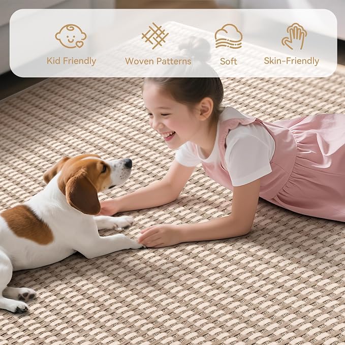 YDKGL 2x10 ft Hallway Runner Rug Extra Long Boho Woven Kitchen Runner Rugs Mat