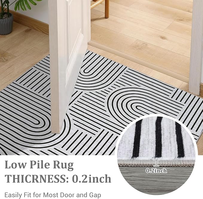 ROYHOME Washable Rug 5x7 Area Rugs