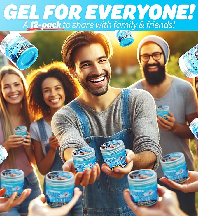 Gunk Getter 12 Pack Cleaning Gel