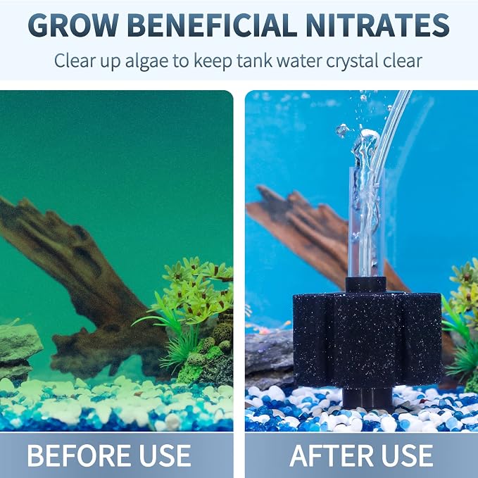 Pawfly Aquarium Bio Sponge Filter Quiet Betta Fry Shrimp and Small Fish Foam