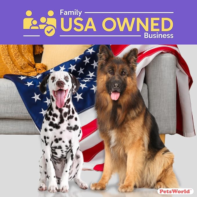 PetsWorld Enormous Dog Pee Pads 37"x54" 100 Count – XXXL Pet Pee Pads for Giant Dogs & Pets, Heavy Duty Leak-Proof Dog Training Pads, Super Absorbent Quick-Dry Potty Pads with Adhesive Tabs