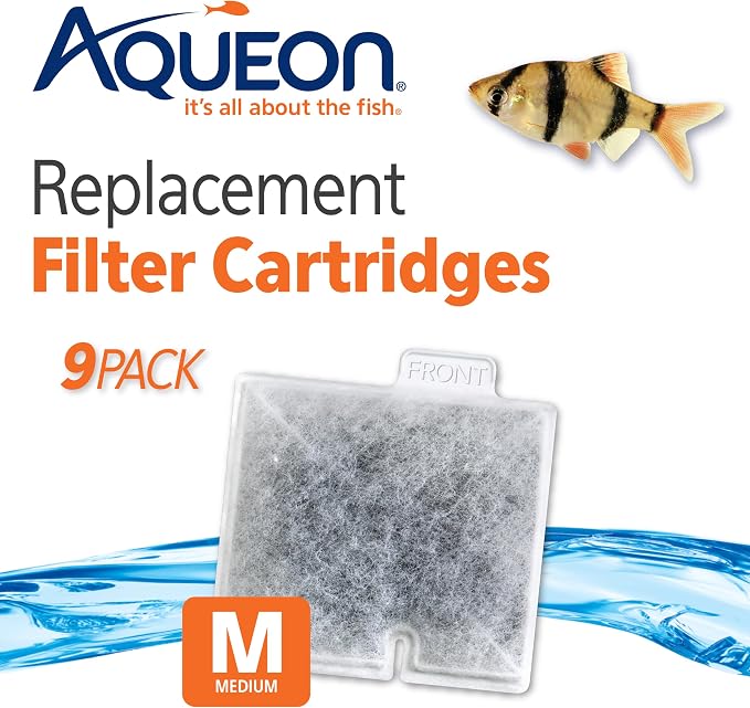 Aqueon Aquarium Fish Tank Replacement Filter Cartridges Medium