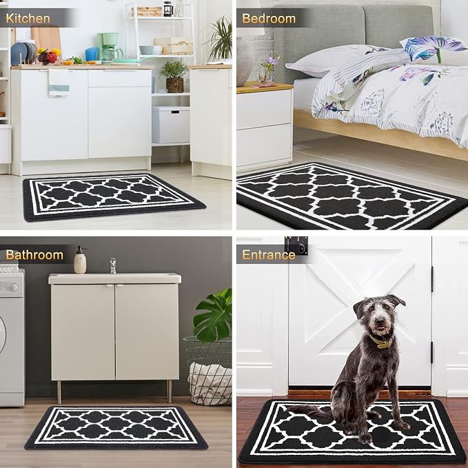 Buganda Long Indoor Door Mat, Dirt-Resistant and Absorbent Doormat, Low Profile
