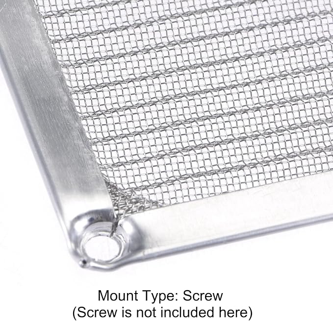 MECCANIXITY 120mm Computer Fan Filter Grills Stainless Steel Mesh Dustproof