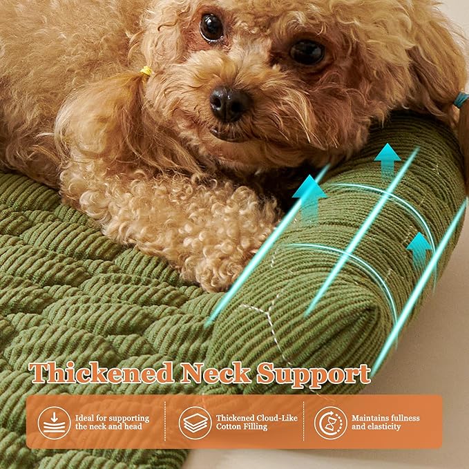 Dog Couch Bed Non Slip Dog Couch Cover Washable Non-Slip Pet Protector for Dogs & Cats, Soft Washable Dog Sofa Bed for Couch Sofa Chair & Bed