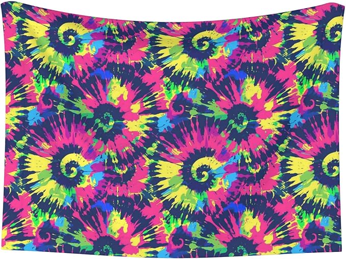 Waterproof Dog Blanket Soft Pet Blanket for Puppy Cat, Fleece Cat Throw Blankets for Furniture Bed Couch Sofa Reversible - Bold tie dye 1