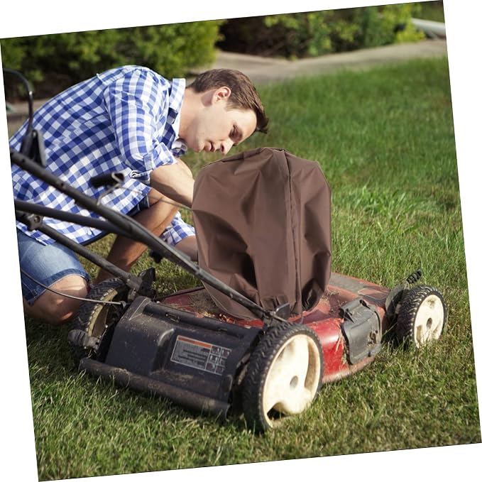 Lawn Mower Engine Cover Sun Shade and Dust Sleeve Easy Installation