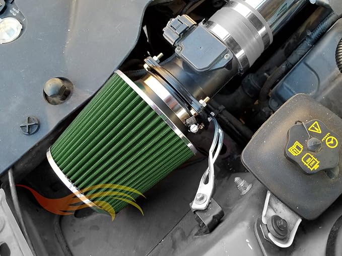 Rtunes Racing Universal Clamp-On Air Filter, Standard Cone, Dry Washable Design
