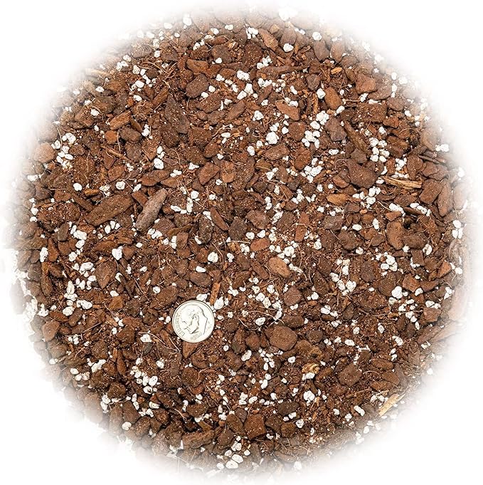 Gardenera Monstera Adansonii Planting Mix: Maximize Aeration, Drainage & Nutrient Holding Capacity - 5 Quart Bag