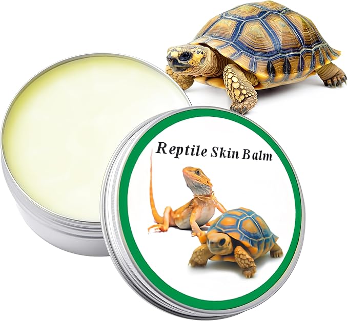 RONDURE Reptile Shell Balm 2 Oz Turtle Shell Care Skin Moisturizer for Tortoise, Lizard, Reptiles in Dry Environment Water Conditioner– Prevent Dryness on Basking Platform, Tank 60 g