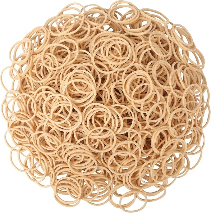 Rubber Band Depot, Size #10 - Rubber Band Measurements: 1-1/4" x 1/16'' - Approximately 850 Rubber Bands Per Bag - 1/4 Pound Bag