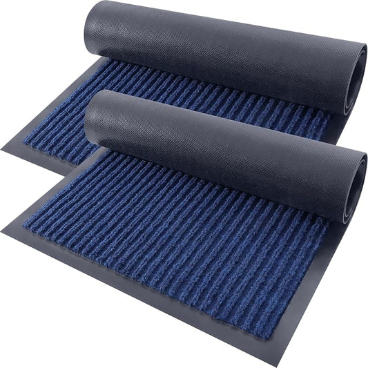 OLANLY Front Door Mat Indoor Outdoor Entrance, Waterproof Heavy Duty Doormat