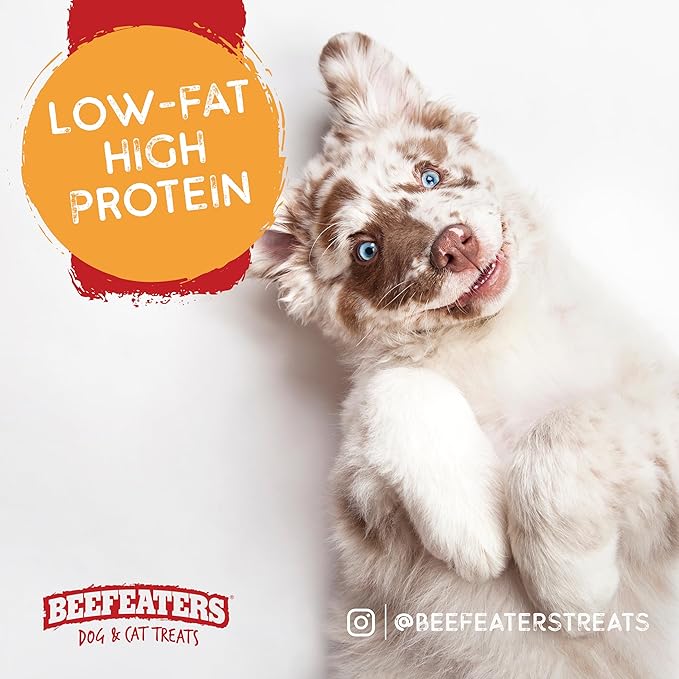 Beefeaters Chicken Jerky Strips for Dogs – Dog Treat. 100% Real Chicken Breast, Grain-Free, No Additives, Perfect for Training & Healthy Growth, Allergy-Friendly