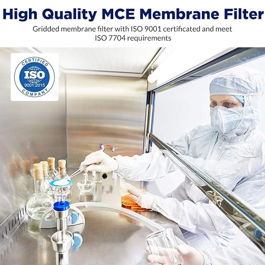Membrane Solutions MCE Gridded Membrane Filter, Mixed Cellulose Esters Membrane