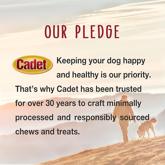 Cadet 2 Pack Gourmet Duck Dog Treats Variety Pack – Turducken Jerky & Duck Jerky – 2 x 14 oz – Healthy, High-Protein Snacks for Dogs