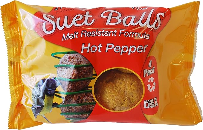 Wildlife Sciences Melt Resistant Suet Balls Variety 16 Pack, 4 Wrapped Packs of 4 Bird Suet Balls