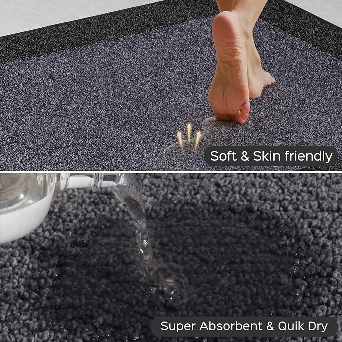Machine Washable Kitchen Rug 24" x 36", Non Slip Kitchen Mat