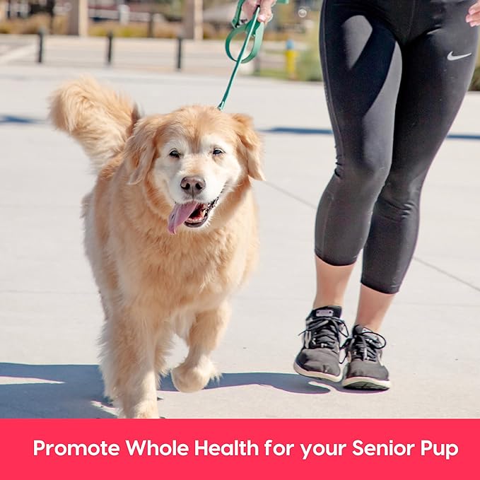 ARK NATURALS Gray Muzzle Heart Healthy Wags Plenty Dog Chews, Vet Recommended for Senior Dogs to Support Heart Muscle, Blood Pressure and Circulation, Natural Ingredients, 60 Count,Red,71002