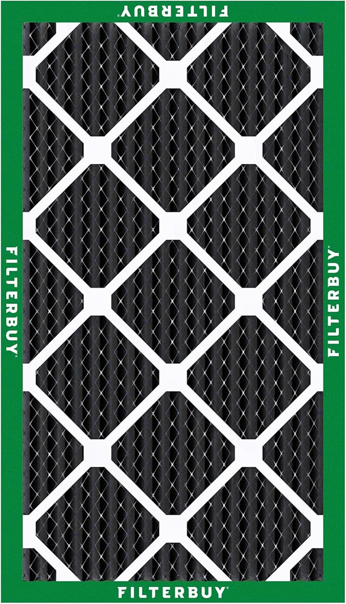 Filterbuy 12x24x1 Air Filter MERV 10 Odor & Allergy Defense