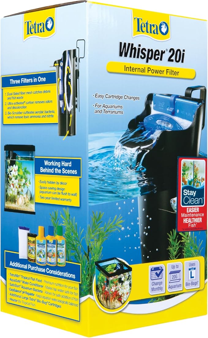Tetra Whisper Internal Filter 10 To 30 Gallons,