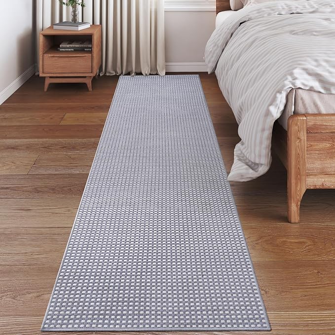 YDKGL 2x6 ft Kitchen Runner Rug Mat Non Slip Boho Woven Hallway Runner Washable