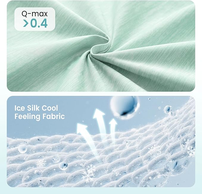 Dog Cooling Mat, Q-Max > 0.4 Leaf Shaped Pet Pad, Liquid Pee Proof Summer Mat for Cats, Washable Sleep Blanket for Bed Couch Floor Indoor, 39x34 inch, Green