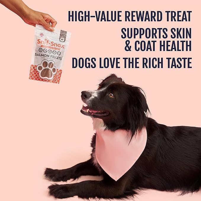 Snif-Snax Salmon Variety Pack Dog Treats (3 Pack) – All Natural, Human Grade, Grain Free Training Treats for Dogs & Puppies – High Protein, Healthy Reward Snacks with Omega-3s