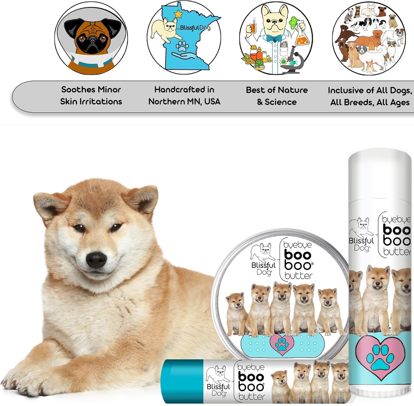 Shiba Inu Boo Boo Butter, 16-Ounce