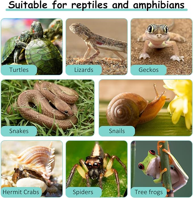 VCEPJH Loose Coconut Fiber Substrate, 2 Pack Natural Coco Coir Reptile Bedding Tarantula Substrate Soil Habitat Accessories for Tortoise Snake Bearded Dragon Spiders Hermit Crabs