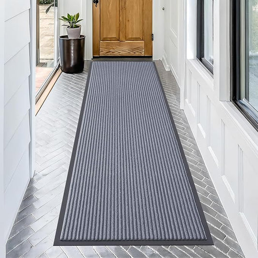 OLANLY Front Door Mat Indoor Outdoor Entrance, Waterproof Heavy Duty Doormat
