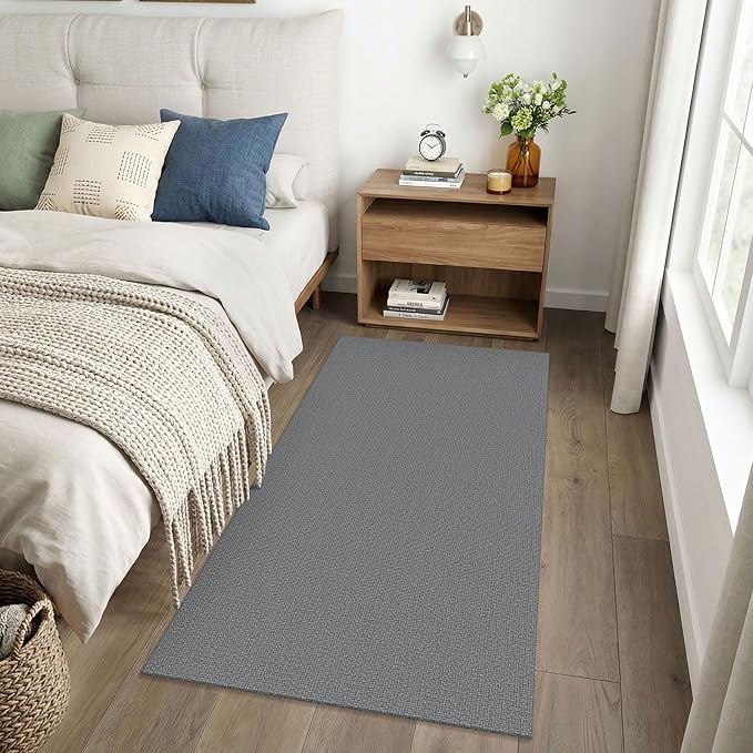 EARTHALL Washable Runner Rug 3x6 Ft Non Slip Runners
