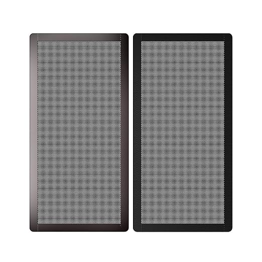 140mm Fan Filter, HFEIX Computer Case Dustproof Magnetic Frame Mesh Black 2Pack