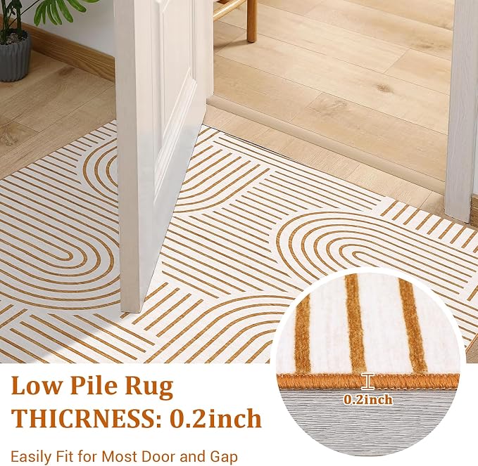ROYHOME Modern Rug 2.5x8 Runners