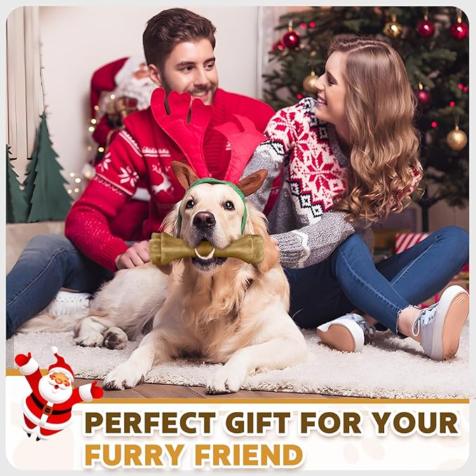 Dog Toys for Aggressive Chewers, Indestructible Bones for Aggressive Chewers, Tough Puppy Chew Toy for Heavy Duty Dogs, Big Dog Teething Toys with Durable Nylon for Large/Medium Breed Puppies