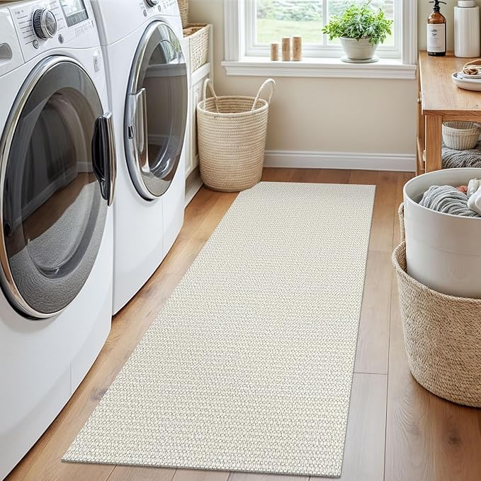EARTHALL Woven Runner Rug 2x5 Ft Washable Runners