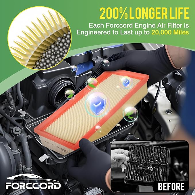 Cabin Air Filter and Engine Air Filter Fits