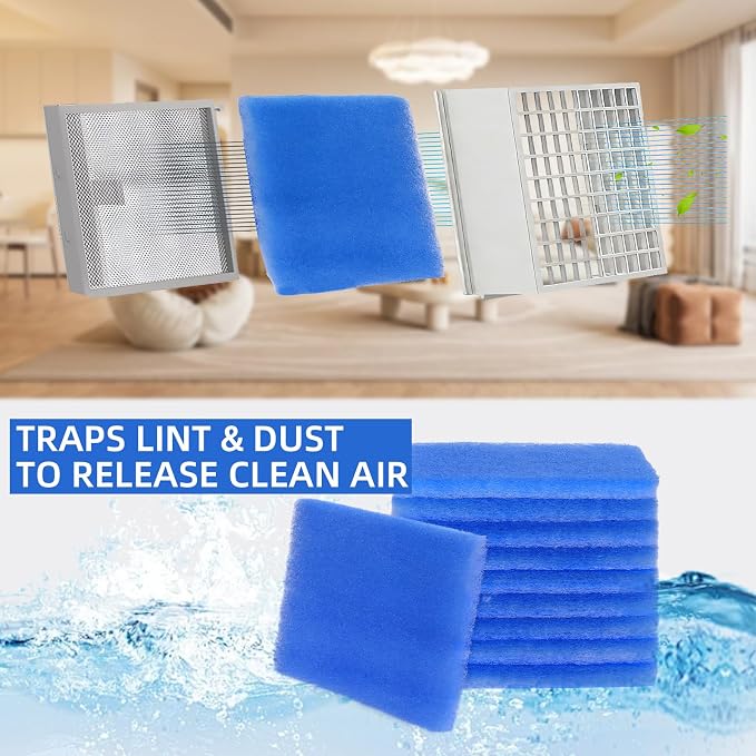 12-Pack Dryer Filter Replacement, Compatible