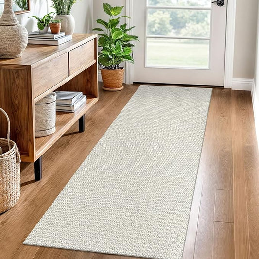 EARTHALL Woven Runner Rug 2x6 Ft Washable Runners