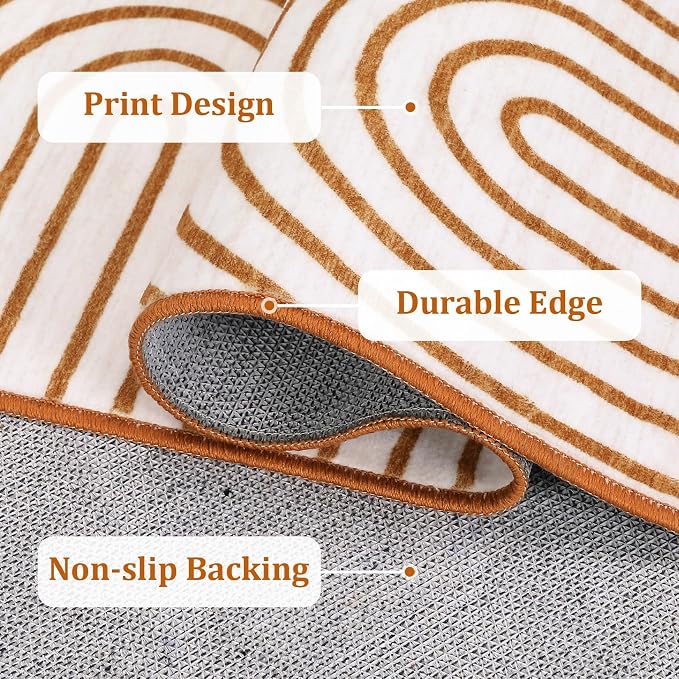 ROYHOME Modern Rug 2.5x8 Runners