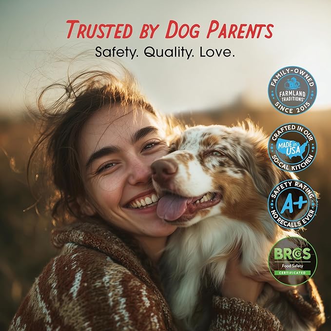 Farmland Traditions Filler Free Dogs Love Turkey & Sweet Potato Premium Jerky Treats for Dogs, 1 lb. Bag